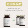 Eine Abbildung zum Produkt Omega-3 Fischöl von Neurolab Vital, die darauf hinweist, dass es beim Kauf von 3 Produkten 10% Rabatt gibt.