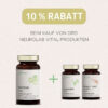 Eine Abbildung zum Produkt NachtRuhe von Neurolab Vital, die darauf hinweist, dass es beim Kauf von 3 Produkten 10% Rabatt gibt.