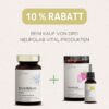 Eine Abbildung zum Produkt NervenNahrung von Neurolab Vital, die darauf hinweist, dass es beim Kauf von 3 Produkten 10% Rabatt gibt.