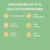 Die Qualitätsversprechen welche Neurolab Vital zum Produkt Omega-3 Krillöl gibt.
