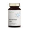 Vitamine für Muskeln und Nerven in einer Dose beschriftet mit "RückenGesund" vor einem weißen Hintergrund.