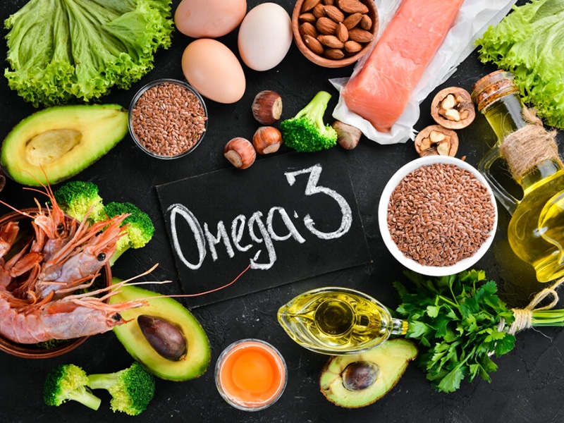 Lebensmittel mit natürlichem Vitamin Omega 3