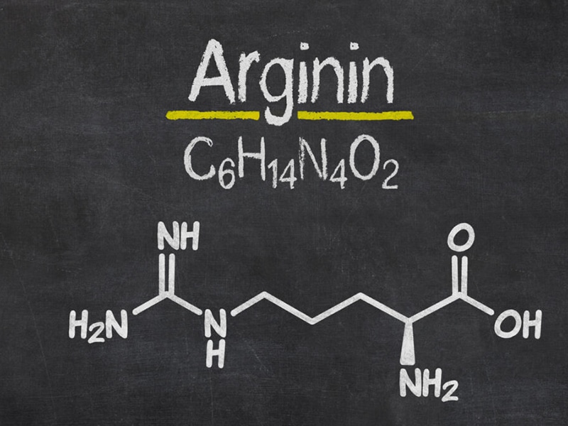 chemische Formel von Arginin