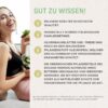 Eine Abbildung mit 4 gesundheitlichen Vorteile des Produkts 7 Kräuter Elixier von Neurolab Vital.