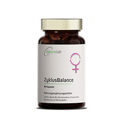 Eine Dose ZyklusBalance steht vor einem weißen Hintergrund mit Studio Beleuchtung