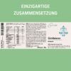 Ein Etikett zum Produkt SlimBalance von Neurolab Vital mit diversen Angaben wie Verzehrempfehlung, Zusammensetzung, Zutaten, Hinweise und mehr.